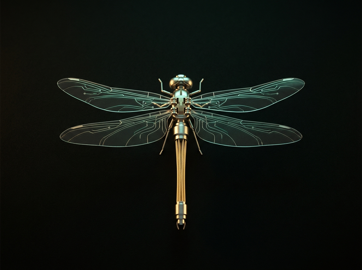 An engineered dragonfly built by AI
