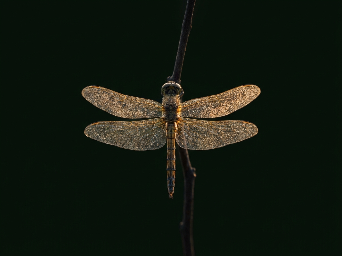 A real dragonfly, shaped by evolution